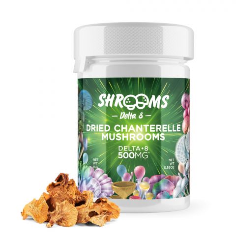 Shrooms Delta-8 THC Mushrooms - Dried Chanterelle - 500MG - Thumbnail 1