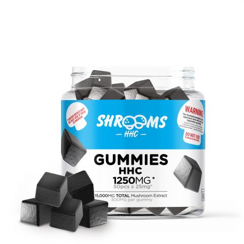 Shroom Gummies - HHC, Mushroom Blend - Shrooms - 1250mg - Thumbnail 1