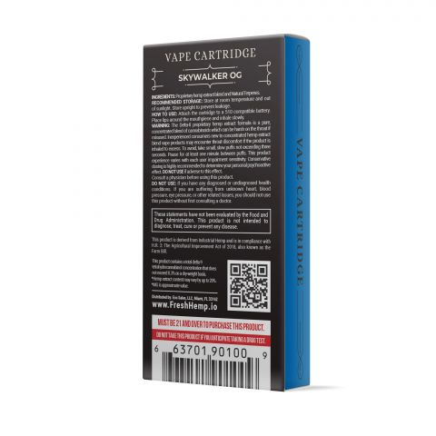 Skywalker OG Vape Cartridge - Delta 8 THC - Fresh - 900MG - Thumbnail 3