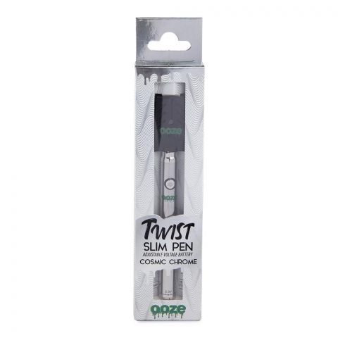 Slim Pen Twist Battery + Smart USB - Chrome - Thumbnail 2