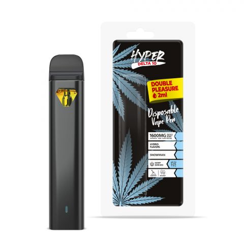 Snowman Delta 10 THC Vape Pen - Disposable - Hyper-Delta - 1600mg - Thumbnail 1