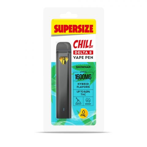 Snowman Delta 8 THC Vape Pen - Disposable - Chill Plus - 1600mg - Thumbnail 2