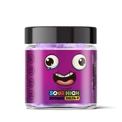 Sour Berry Gummies - Delta 9 - Sour High - 300mg - Thumbnail 2