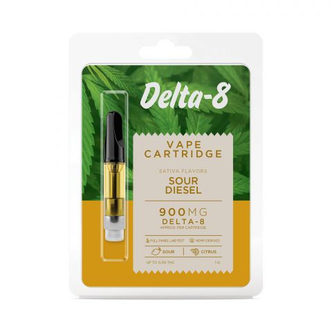 Sour Diesel Cartridge - Delta 8 - Buzz - 900mg - Thumbnail