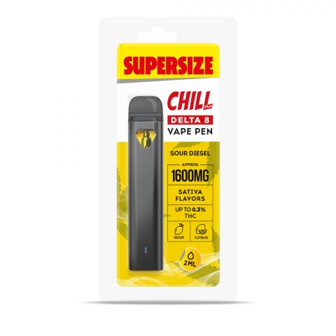 Sour Diesel Vape Delta 8 THC - Disposable - Chill - 1600mg - Thumbnail 2