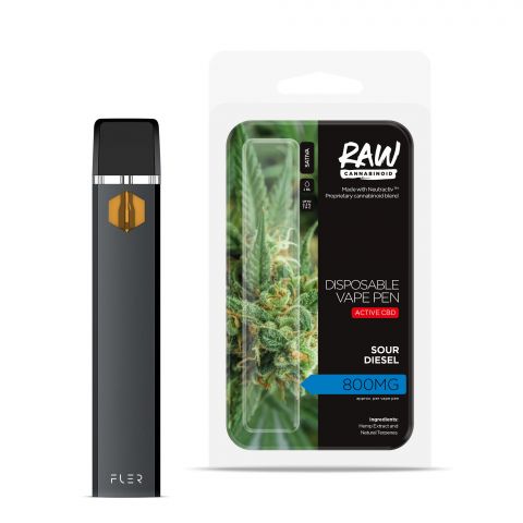 Sour Diesel Vape Delta Active CBD - Disposable - Raw - 800mg - Thumbnail 1