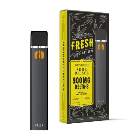 Sour Diesel Vape Pen - Delta 8 THC - Fresh - 900MG - Thumbnail 1