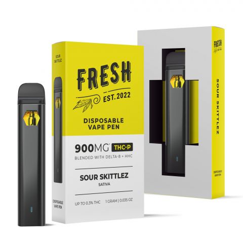 Sour Skittlez Vape Pen - THCP - Disposable - Fresh - 900mg - 1