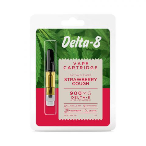 Strawberry Cough Cartridge - Delta 8 - Buzz - 900mg