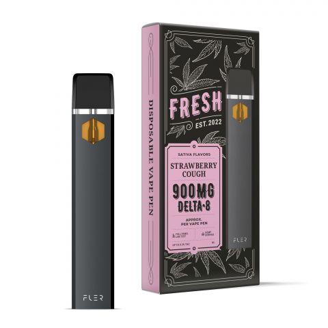 Strawberry Cough Pen - Delta 8 THC - Fresh - 900MG - Thumbnail 1