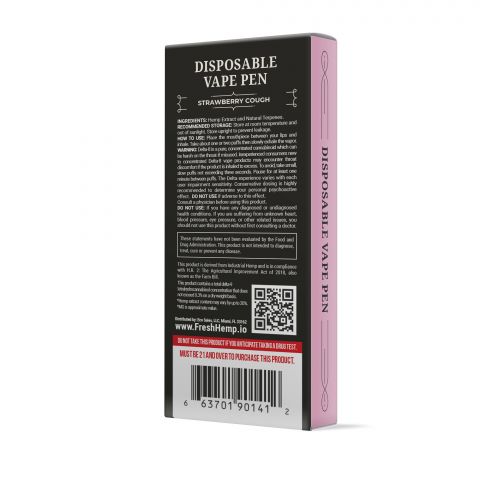Strawberry Cough Pen - Delta 8 THC - Fresh - 900MG - Thumbnail 3