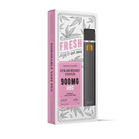Strawberry Cough Pen - HHC - Fresh - 900MG - Thumbnail 2