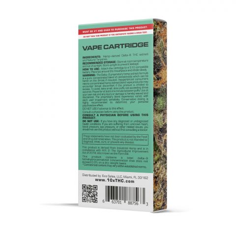Tangie OG Cartridge - Delta 8 THC - 10X - 900mg - Thumbnail 3