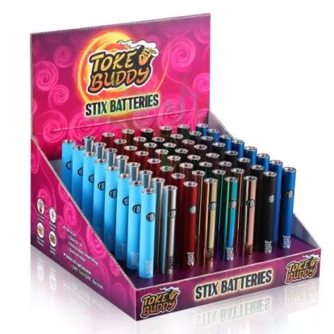 TOKE BUDDY - 510 BATTERIES - PER UNIT - RANDOM