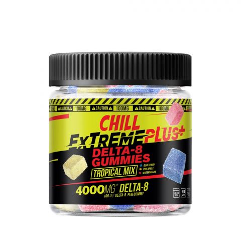 Tropical Mix Gummies - Delta 8 - Chill Extreme Plus - 4000MG - 2