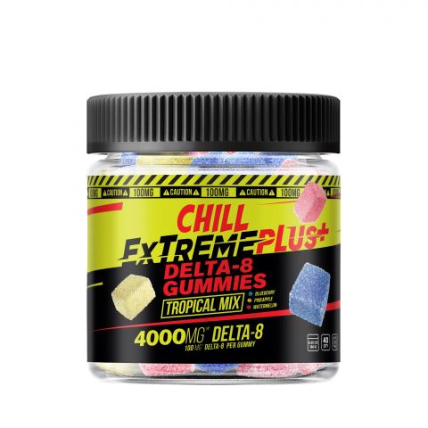 Tropical Mix Gummies - Delta 8 - Chill Extreme Plus - 4000MG - Thumbnail 2