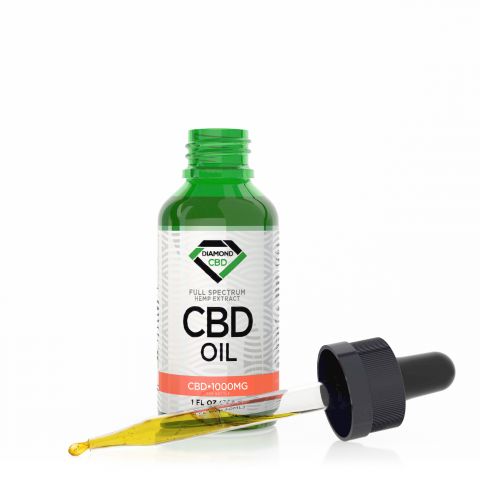 1000mg Full Spectrum CBD Oil - Diamond CBD - Thumbnail 1