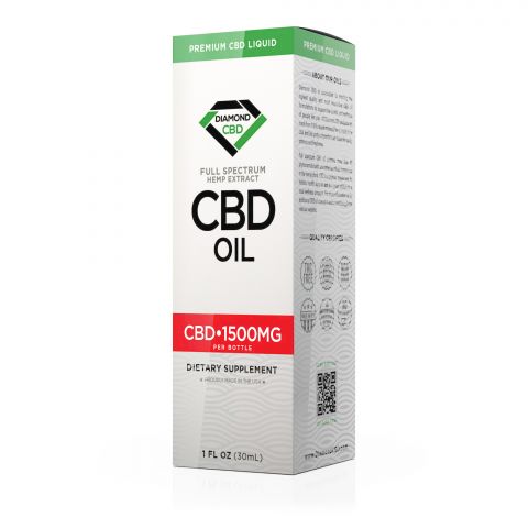 1500mg Full Spectrum CBD Oil - Diamond CBD - Thumbnail 3