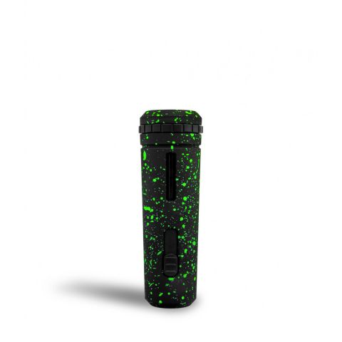 UNI Adjustable Cartridge Vaporizer by Wulf Mods - Black Green Spatter - Thumbnail 4