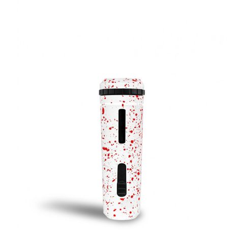 UNI Adjustable Cartridge Vaporizer by Wulf Mods - White Red Spatter - Thumbnail 4