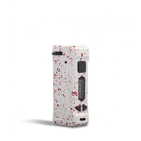 UNI Pro Adjustable Cartridge Vaporizer by Wulf Mods - White Red Spatter - Thumbnail 1