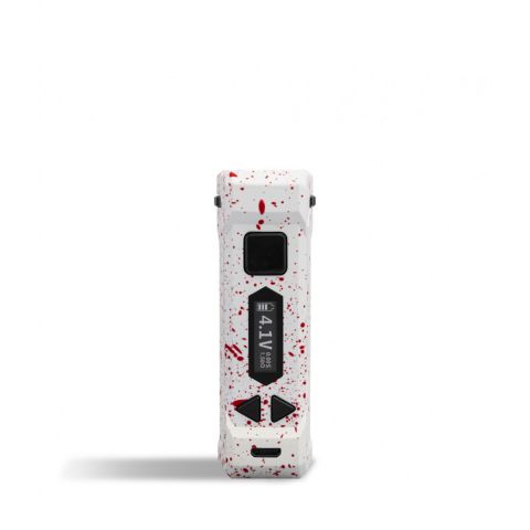 UNI Pro Adjustable Cartridge Vaporizer by Wulf Mods - White Red Spatter - 3