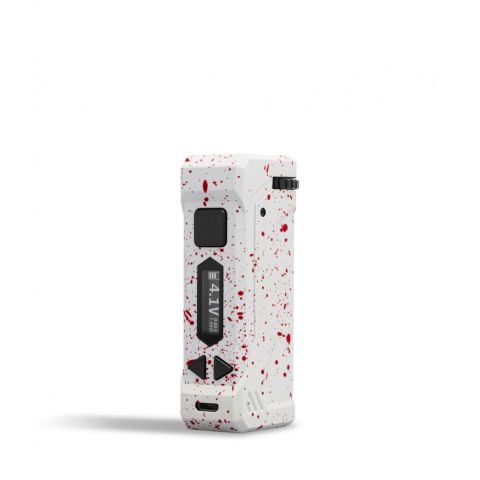 UNI Pro Adjustable Cartridge Vaporizer by Wulf Mods - White Red Spatter - Thumbnail 2