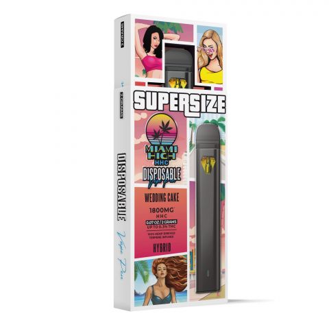 Wedding Cake HHC Vape Pen - Disposable - Miami High - 1800MG - Thumbnail 3