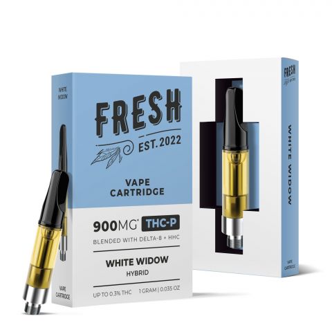 White Widow Cartridge - THCP - Fresh - 900mg - Thumbnail 1
