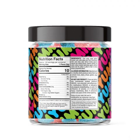 Yum Yum Gummies - CBD Full Spectrum Extra Strength Sour Bears - 3500MG - 3