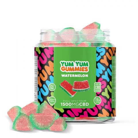 Yum Yum Gummies - CBD Full Spectrum Watermelon - 1500MG - 1