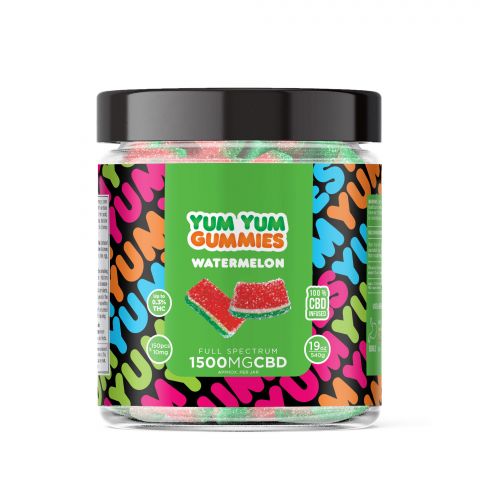 Yum Yum Gummies - CBD Full Spectrum Watermelon - 1500MG - Thumbnail 2