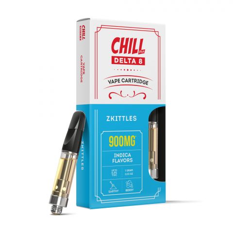 Zkittles Cartridge - Delta 8 THC - Chill Plus - 900mg - Thumbnail 1
