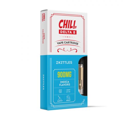 Zkittles Cartridge - Delta 8 THC - Chill Plus - 900mg - Thumbnail 2