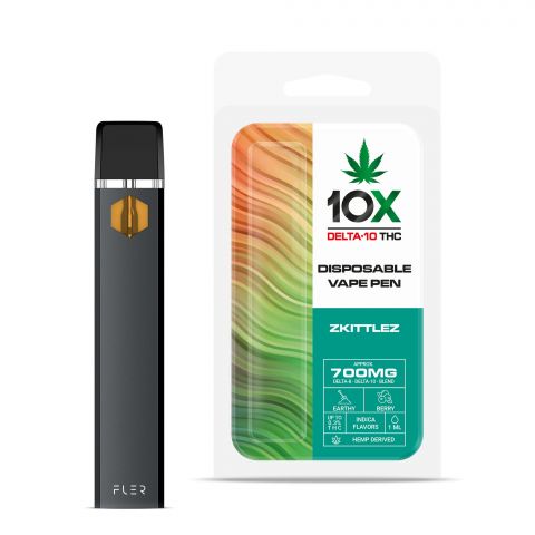 Zkittles Delta 10 THC Vape Pen - Disposable - 10X - 700mg - Thumbnail 1
