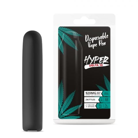 920mg D10, D8 Vape Pen - Zkittles - Indica - 1ml - Hyper - Thumbnail 1