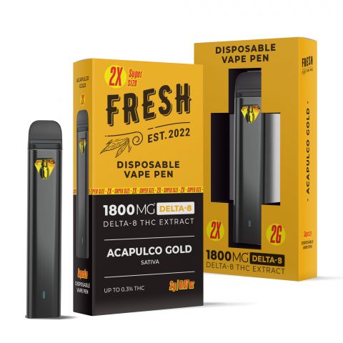 Acapulco Gold Vape Pen - Delta 8 - Disposable - Fresh - 1800mg - Thumbnail 1