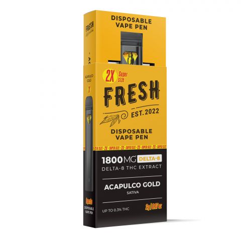 Acapulco Gold Vape Pen - Delta 8 - Disposable - Fresh - 1800mg - 2