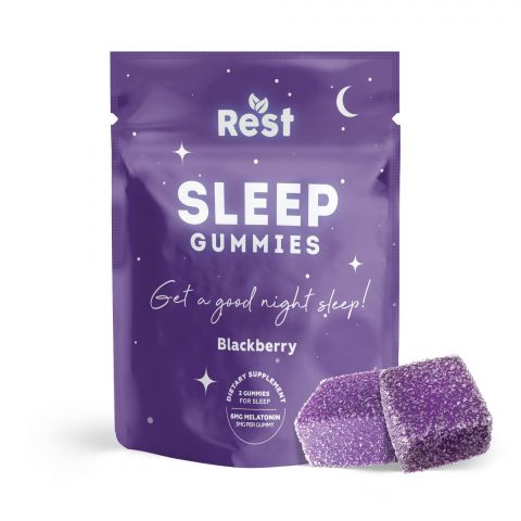 Blackberry Gummies - Melatonin - Rest Sleep Gummies - 6mg  - 1