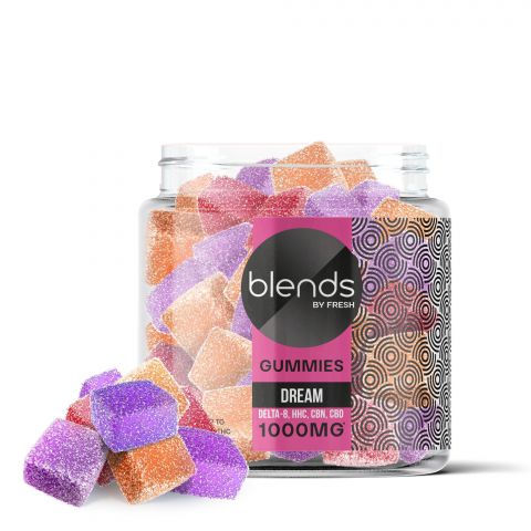 Dream Gummies - D8, HHC, CBD Blend - Fresh - 1000mg - 1