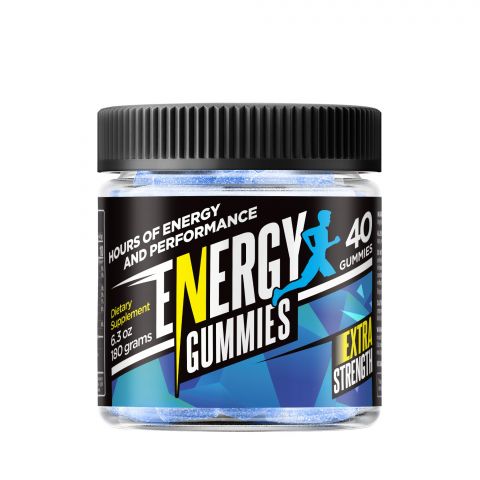 Energy Gummies - Energy Boost Supplement - 40 Count - Thumbnail 2