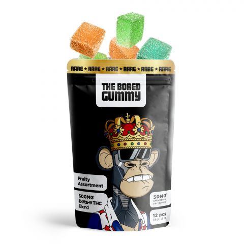 Limited Edition Fruity Assortment Gummies - Delta 9 THC - The Bored Gummy - 600MG  - Thumbnail 2
