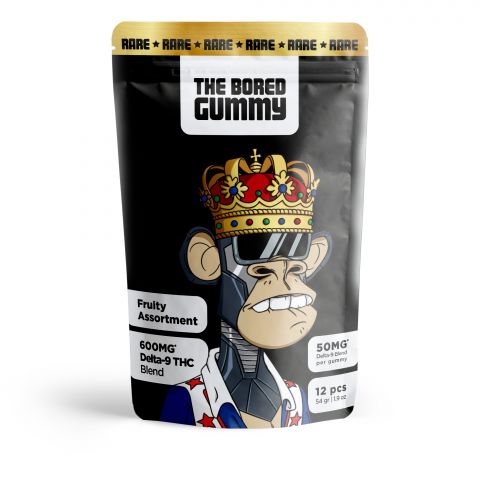 Limited Edition Fruity Assortment Gummies - Delta 9 THC - The Bored Gummy - 600MG  - Thumbnail 3