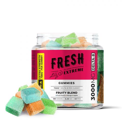 Fruity Blend Gummies - Delta-8 THC - Fresh Extreme - 3000MG  - 1