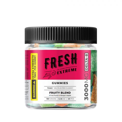 Fruity Blend Gummies - Delta-8 THC - Fresh Extreme - 3000MG  - Thumbnail 2