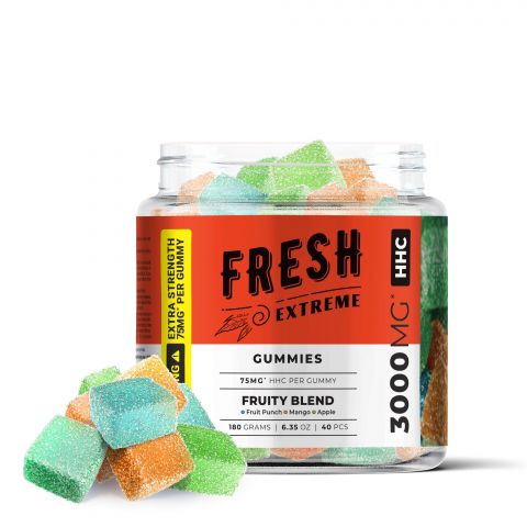 75mg HHC Cube Gummies - Fruity Blend - Fresh - 1