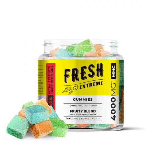 100mg HHC Cube Gummies - Fruity Blend - Fresh - 1