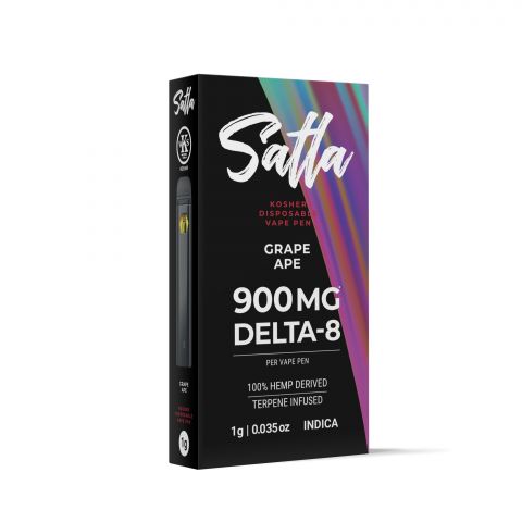 Grape Ape Vape Pen - Delta 8 - Disposable - Satla - 900mg - Thumbnail 3