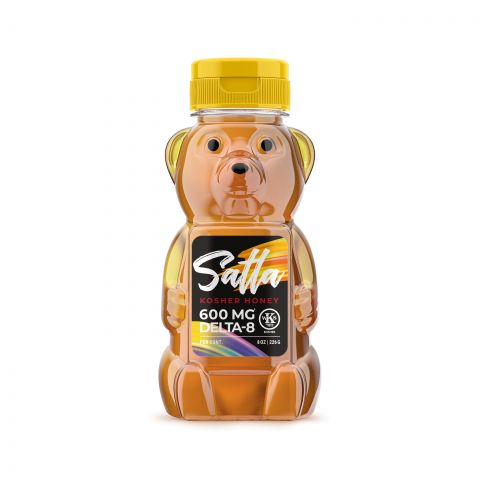 Honey Bear - Delta 8 THC - Satla Kosher Honey - 600MG - 1