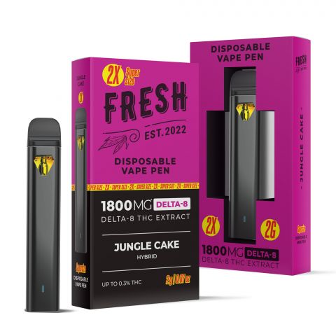 Jungle Cake Vape Pen - Delta 8 - Disposable - Fresh - 1800mg - 1